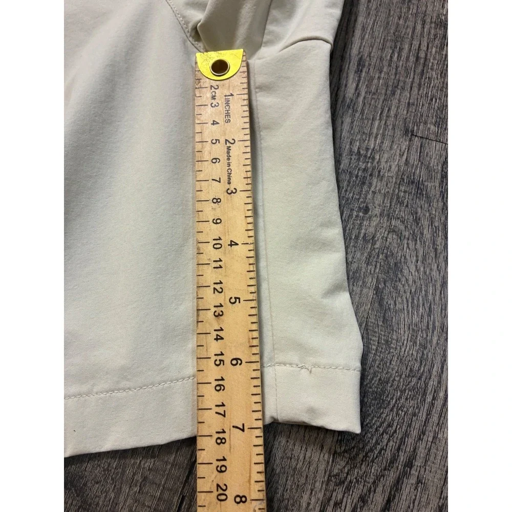 Vineyard Vines On-The-Go Shorts Mens 36 Stone Beige OTG Performance Chino 7